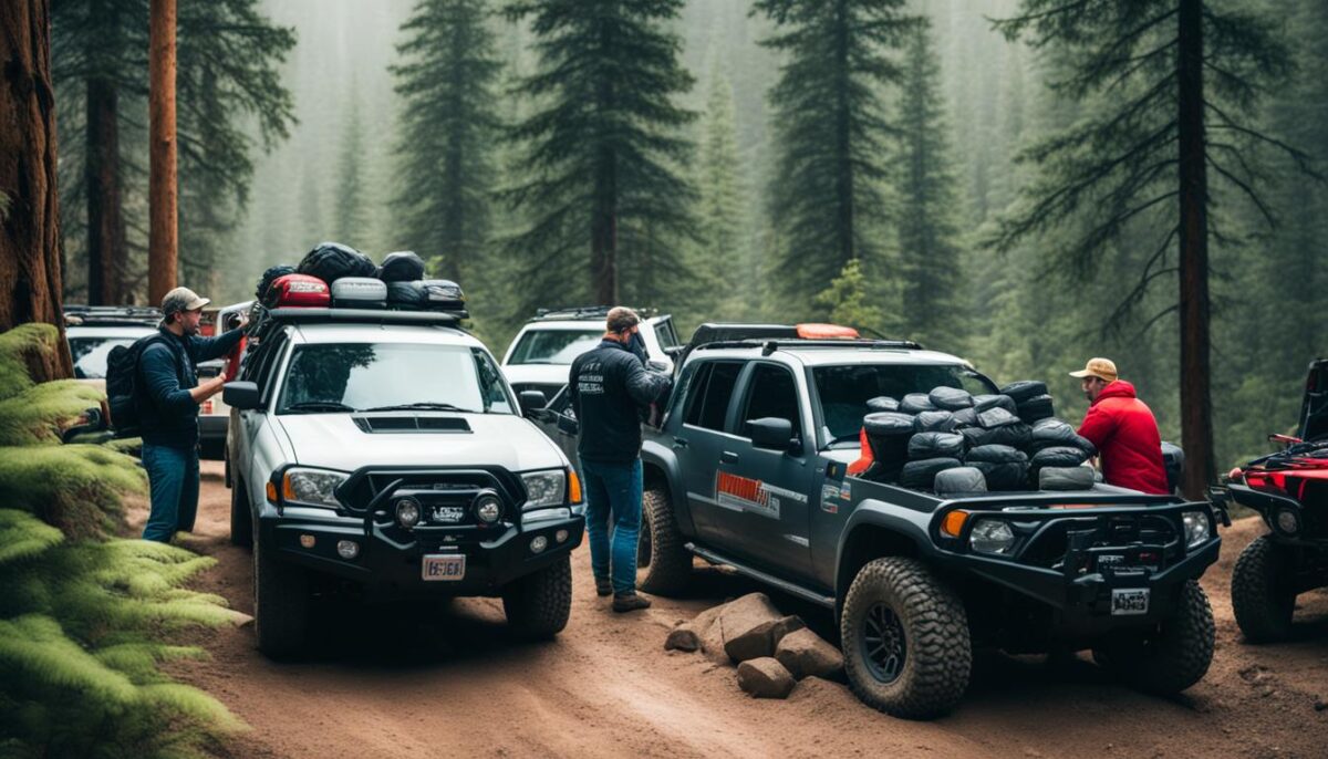 Off-road trail safety preparation for off-roading