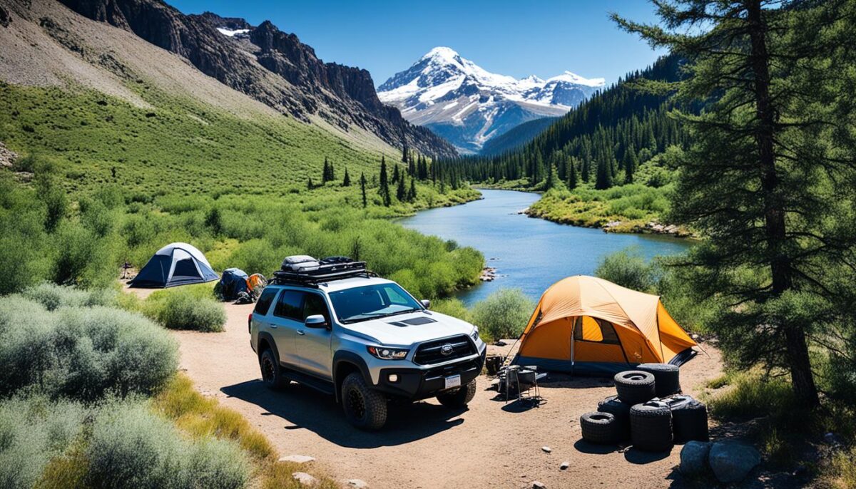 definition of off-road camping